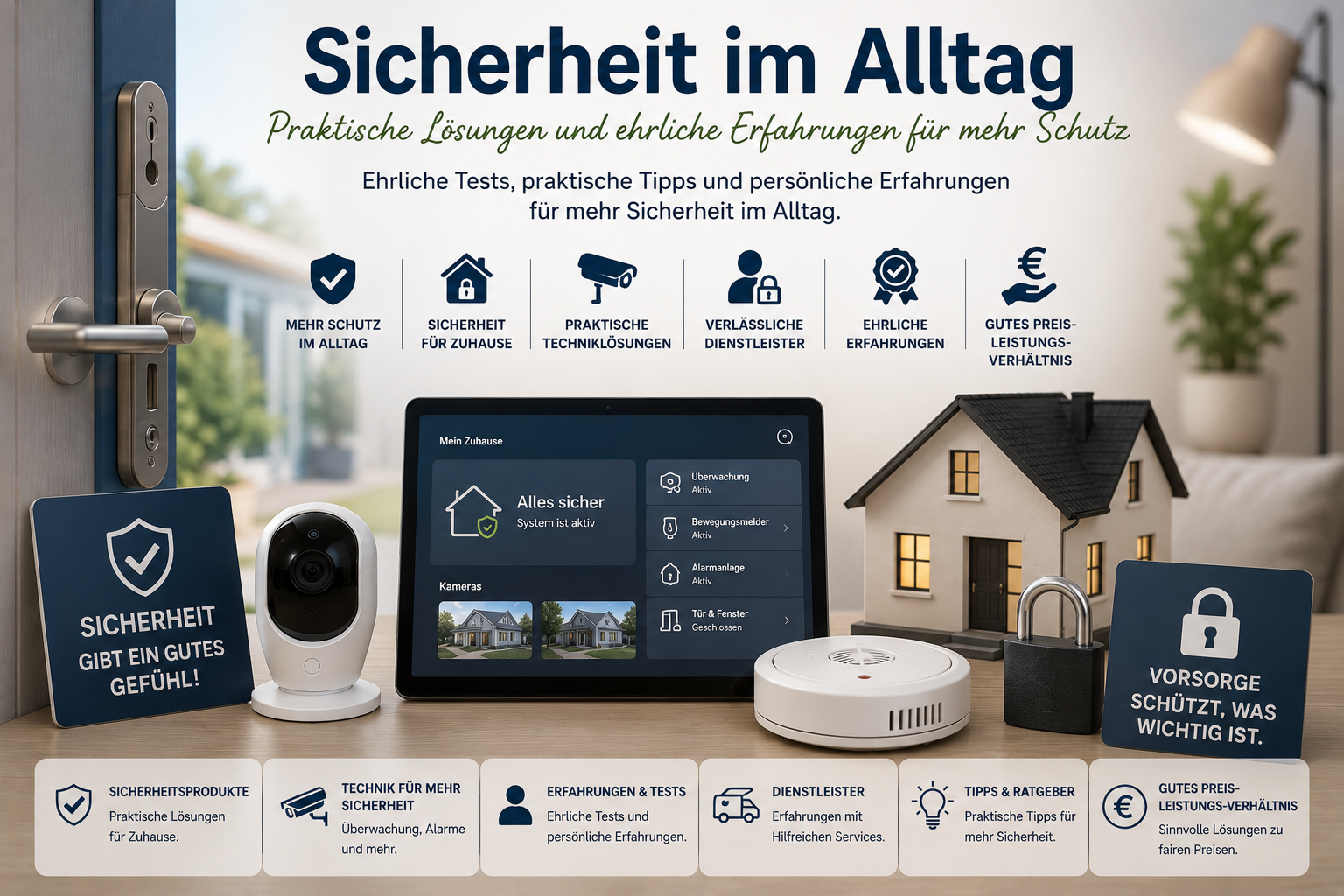 Sicherheit im Alltag mit praktischen Lösungen und hilfreichen Empfehlungen